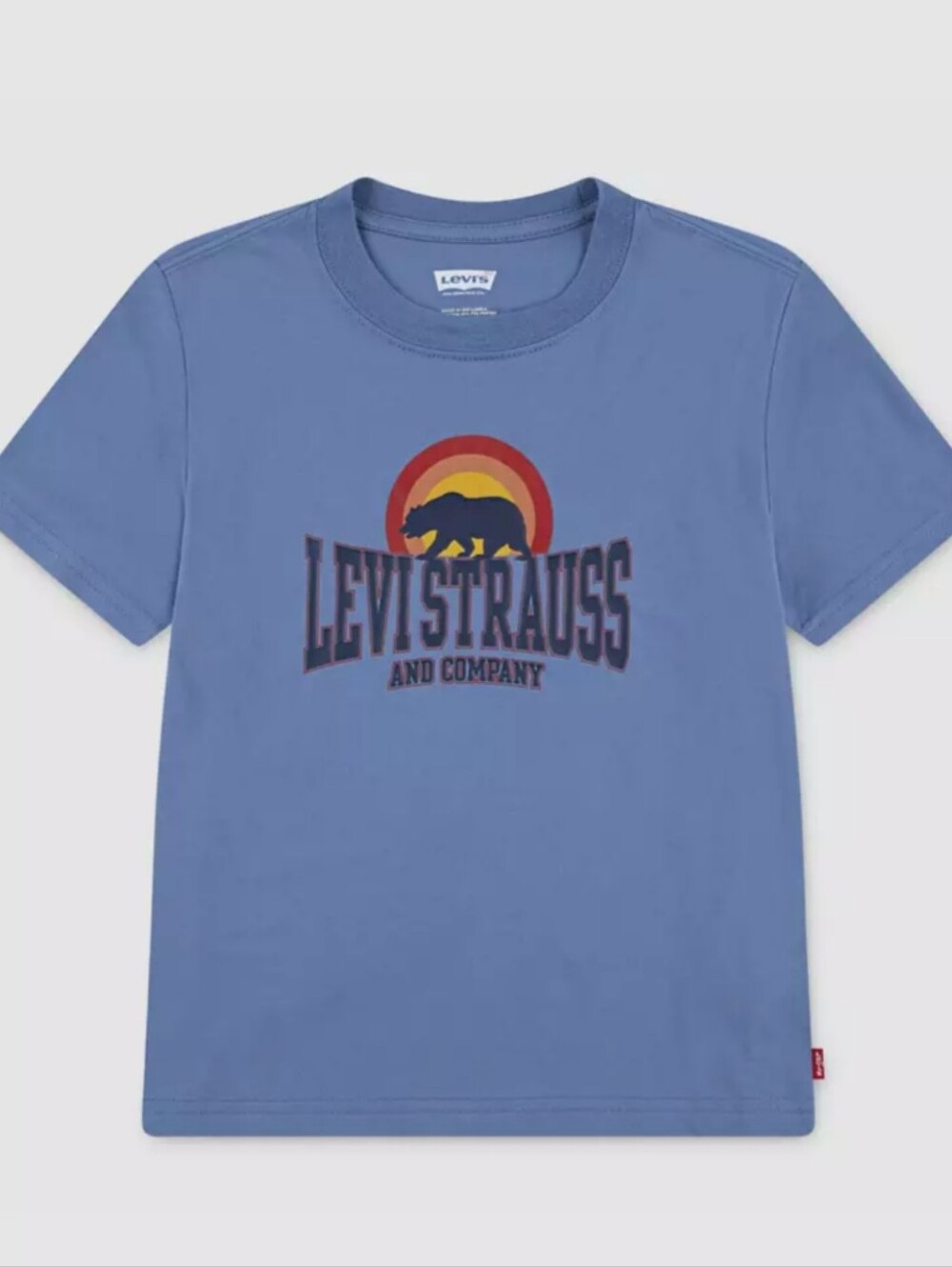 Levi's® Graphic T-shirt With bear logo on the chest. Boys. NWT. School. Play.